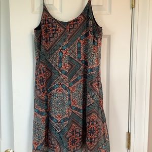 City Triangles Aztec-Inspired Flared Summer Tunic